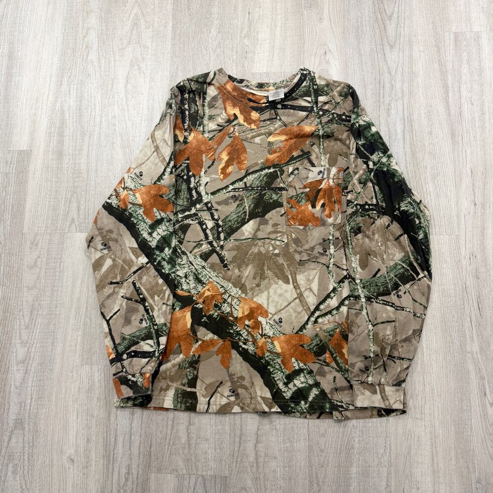 Vintage Outfitters Ridge Camo Shirt Men's XL Long Sleeve Y2k Camouflage 2000s